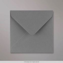 130x130 mm Dark Grey Gummed Envelope