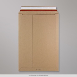 500x340 mm Manilová kapacitná obálka na knihy / vlnitá lepenka typu F