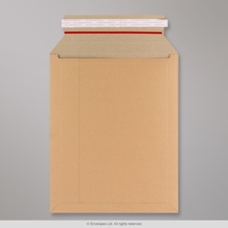 345x245 mm Manila Versandtasche aus stabiler Vollpappe mit Aufreißband