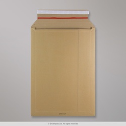 445x310 mm Manila Versandtasche aus stabiler Vollpappe mit Aufreißband