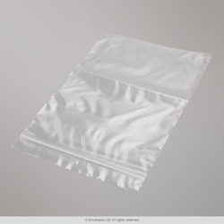 190x125 mm Číre vrecko so zip uzáverom