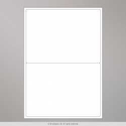 199.6x143.5 mm (2 nálepky) Biele samolepiace nálepky