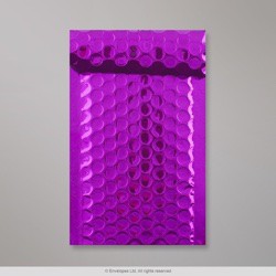 165x85 mm Purple Gloss Metallic Bubble Bag