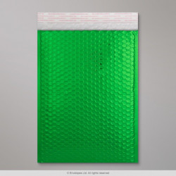 324x230 mm (C4) Green Gloss Metallic Bubble Bag