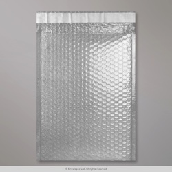 324x230 mm (C4) Translucent Gloss Metallic Bubble Bag