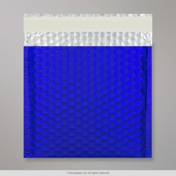 165x165 mm Dunkelblaue Metallische Mattierte Luftpolster - Versandtasche