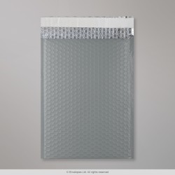 324x230 mm (C4) Tmavo-šedá metalická matná bublinková obálka