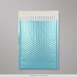 324x230 mm Blaue Metallische Mattierte Luftpolster - Versandtasche