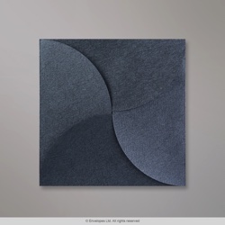 145x145 mm Svetlo-šedá Skladaná Obálka (Pouchette)