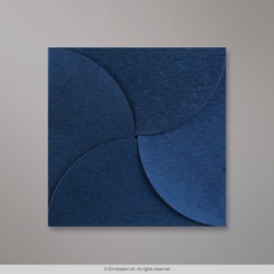 145x145 mm Kráľovská Modrá Skladaná Obálka (Pouchette)