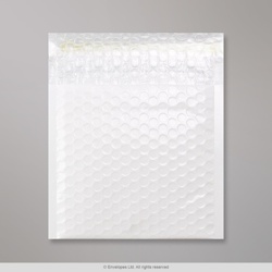165x165 mm White Poly Gloss Bubble Bag