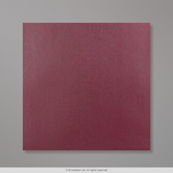 155x155 mm Aubergine Briefumschlag mit Perlmutteffekt