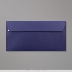 110x220 mm (DL) Mitternachtsblau Briefumschlag mit Perlmutteffekt