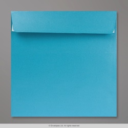 170x170 mm Babyblau Briefumschlag mit Perlmutteffekt