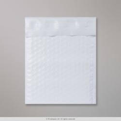 195x145 mm Wei&szlig;e Luftpolster-Versandtasche - recycelbar