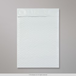 345x230 mm Wei&szlig;e Luftpolster-Versandtasche - recycelbar