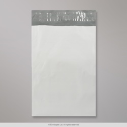 170x245 mm Biele polyetylénové zásielkové vrecko