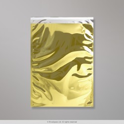 324x254 mm Gold Gl&auml;nzend Folien-Briefumschlag