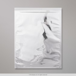 324x254 mm Silber Gl&auml;nzend Folien-Briefumschlag