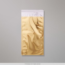 229x114 mm Gold Gl&auml;nzend Folien-Briefumschlag