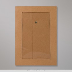 229x162 mm (C5) String & Washer Manilla Envelope Full Window