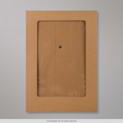 229x162x25 mm (C5) String & Washer Gusset Manilla Envelope Full Window