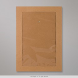 324x229 mm (C4) String & Washer Manilla Envelope Full Window