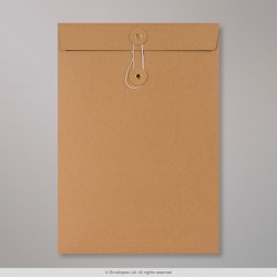 324x229 mm (C4) Manila Umschlag mit Bindfadenverschluss