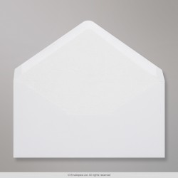 110x220 mm (DL) White Envelope Lined With White Fancy Paper
