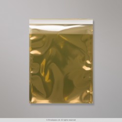 165x165 mm Gold Translucent Bag