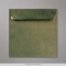 155x155 mm envelope com textura - verde champanhe