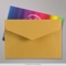 62x94 mm Gold V-flap Peel & Seal Envelope | Galleri: 1