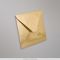 130x130 mm envelopes finição espelhado - oro