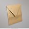 160x160 mm envelopes finição espelhado - oro
