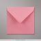 130x130 mm envelope rosa