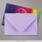 62x94 mm envelope lilás