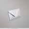 62x94 mm envelopes finição espelho prateados