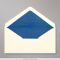 110x220 mm (DL) envelope marfim forrado + papel fancy azul